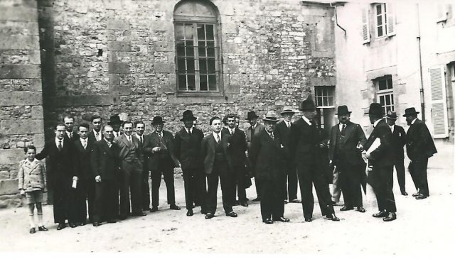 Réunion de l'Amicale des anciens élèves en 1933.