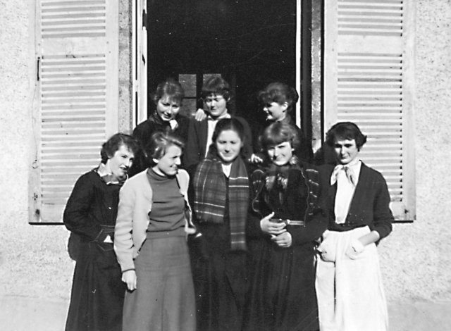 1954-1955. Les filles internes. 