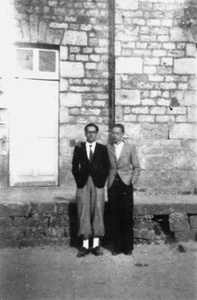 19 avril 1942. Pierre Hée (à g.) et Georges Lebigot.
